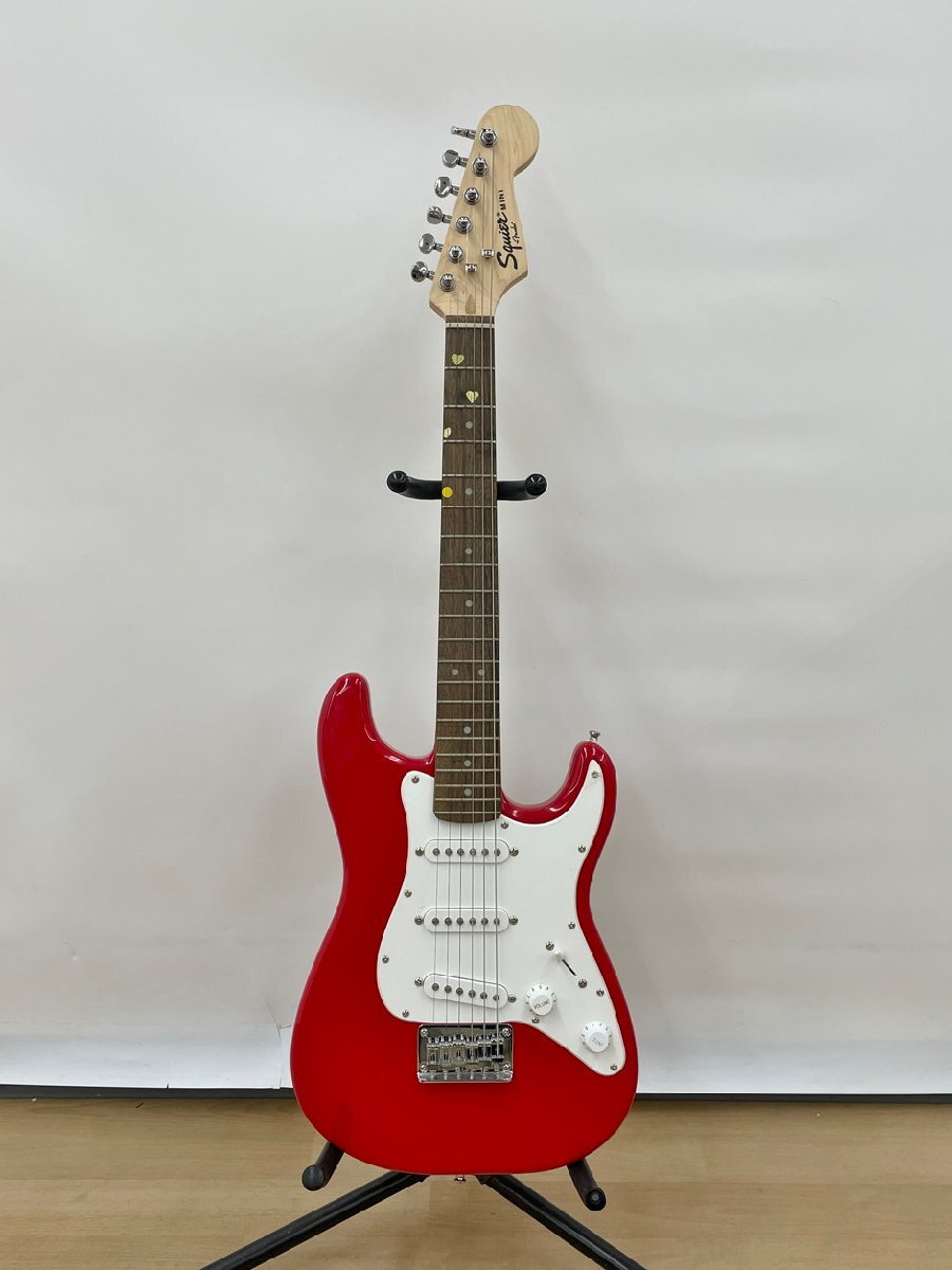 Squier by Fender スクワイヤー エレキギター Mini Stratocaster レッド ソフトケース付き 2601LR060