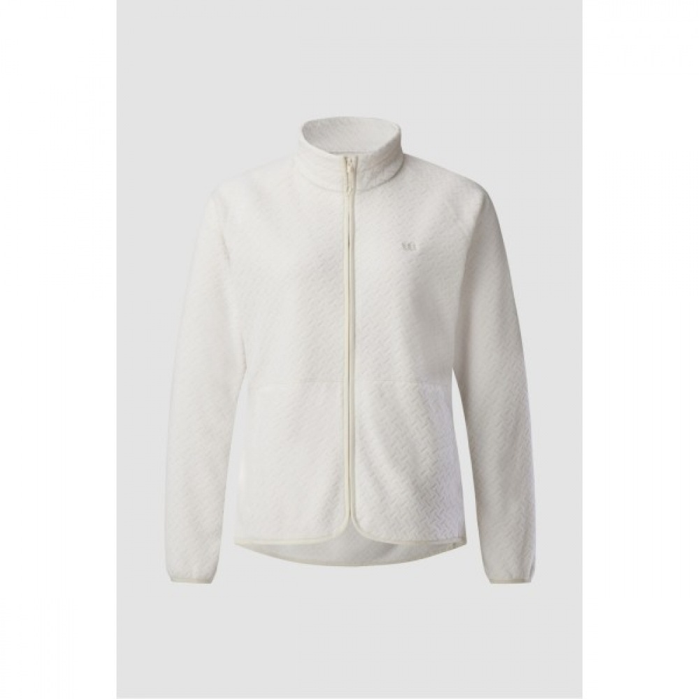 コオロンスポーツ 冬季 女性 ミッドレイヤー ソツソツ フリース ジャケット JKJFW24202IVO