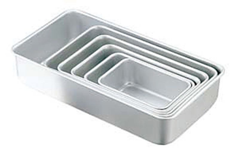 中尾アルミ製作所 アルマイトN深バット 6号