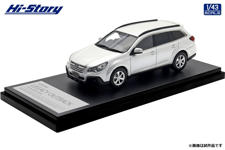 ハイストーリー 1/43 SUBARU LEGACY OUTBACK 2.5i EyeSight (2012) サテンホワイト・パール【HS512WH】 ミニカー HS512WH スバル レガシィ ア