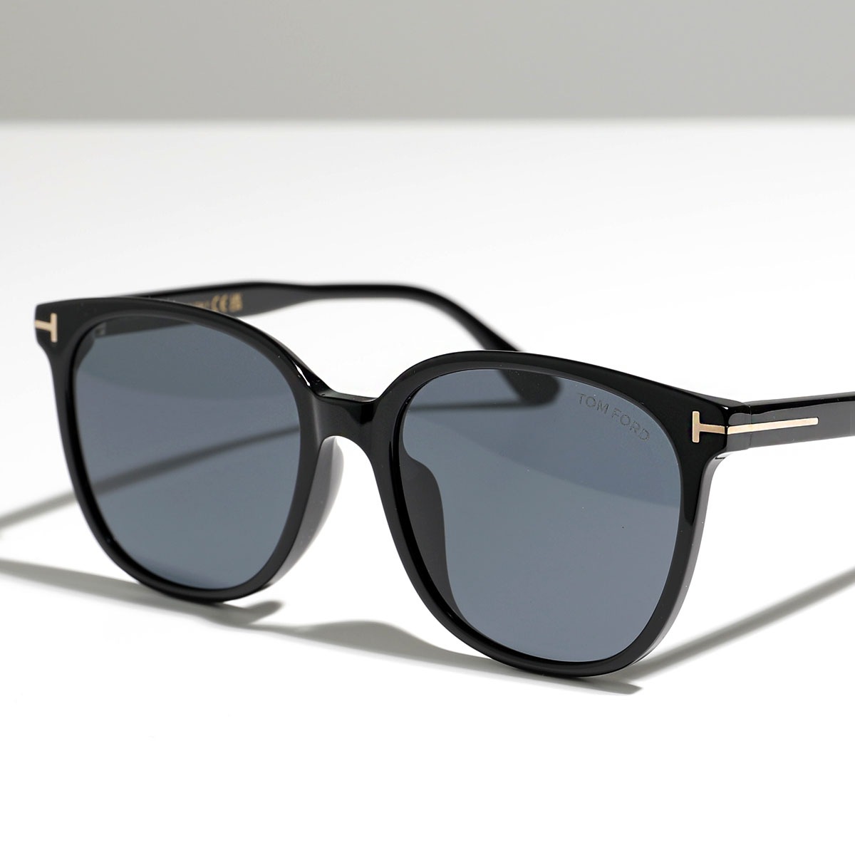 TOM FORD トムフォード サングラス FT0972-K レディース ウェリントン ボストン セルフレーム Tロゴ 眼鏡 メガネ アイウェア 01A