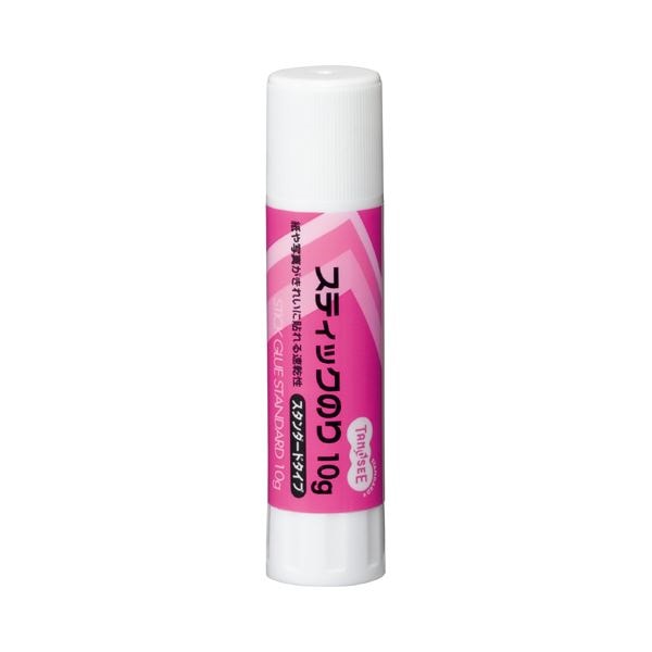 （まとめ） TANOSEE スティックのり 10g 1本 [x300セット]