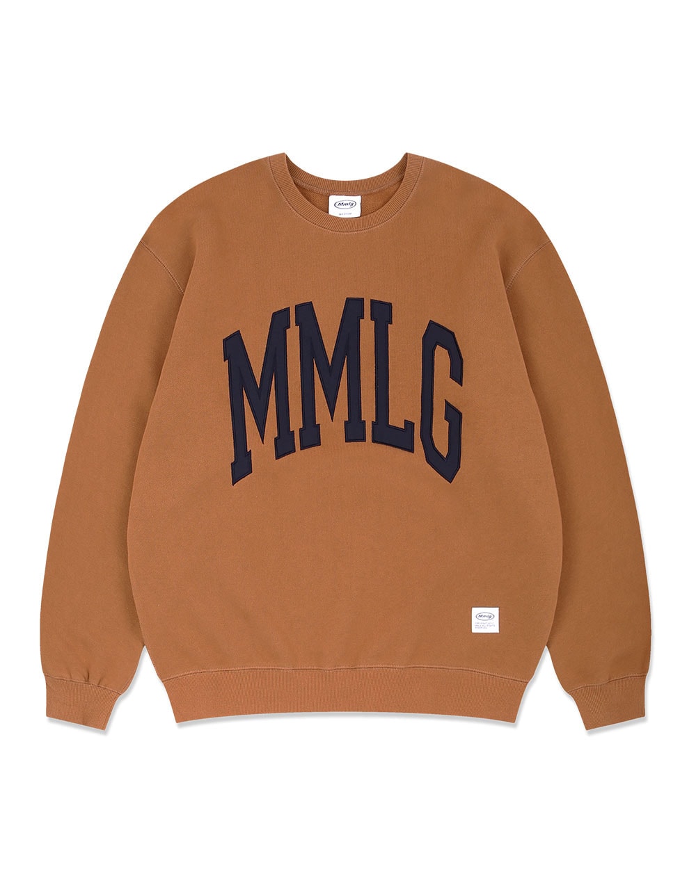 優先配送 [Mmlg] VARSITY 韓国の人気商品/100％本物 (BROWN)着用, SWEAT ニット・セーター
