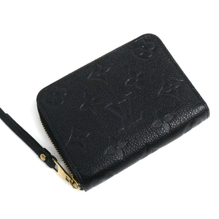 LOUIS VUITTON ルイ・ヴィトン ジッピーコインパース コインケース モノグラム アンプラント ノワール M60574 ICタグ レディース 中古 38,870円
