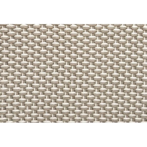 手織り カーペット/ラグマット [約130x190cm グレー] インド製 『マイカ』 プレーベル