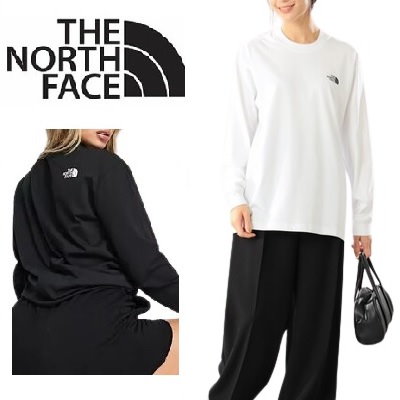 THE NORTH FACE 　ロングTシャツ　ロンT　レディース　メンズ　BOX TEE　正規品　バックプリント ロゴTシャツ　長袖