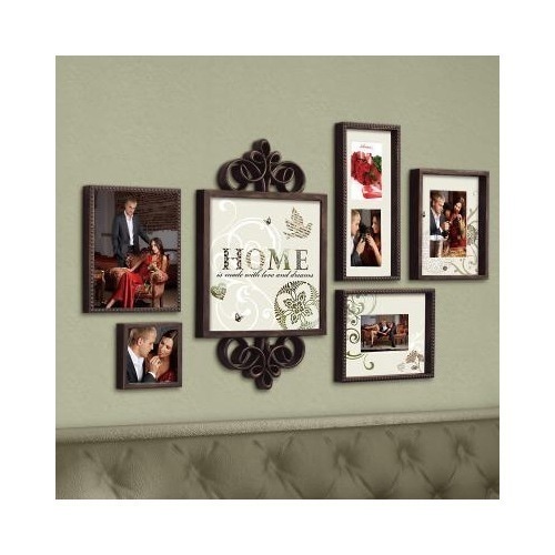 ホームトレンド 額縁5点+オブジェ1点セット