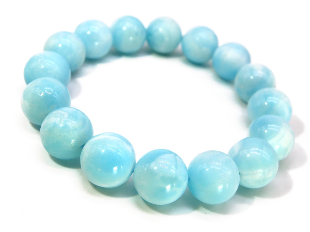 ヘミモルファイト ブレスレット 12mm パワーストーン ブレスレット メンズ レディース 天然石 数珠 アクセサリー メンズブレスレット レディースブレスレット パワーストーンブレスレット 天然石ブ