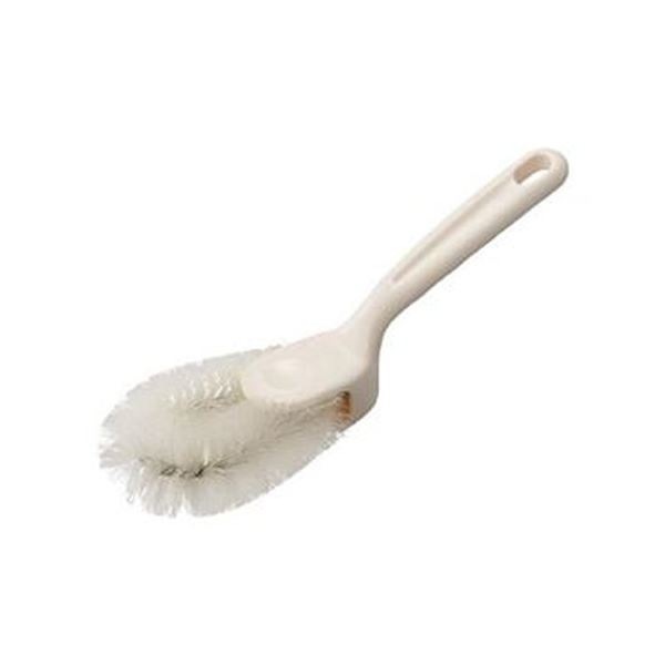 （まとめ）TRUSCO タワシブラシHACCP対応 ホワイト TTB-H-W 1個[x5セット]