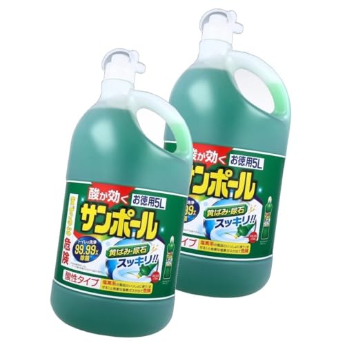 金鳥 サンポールV トイレ洗剤 尿石 除去 大容量 5L×2個 セット