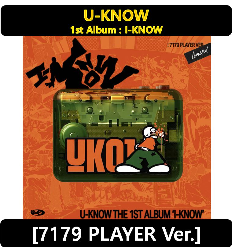 【U-KNOW】 - 1st Album : I-KNOW (7179 PLAYER Ver.)