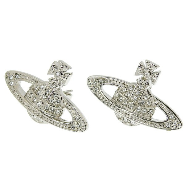 ヴィヴィアンウエストウッド アクセサリー レディース ピアス シルバー MINI BAS RELIEF EARRINGS 6202003302P116CN VIVIENNE WESTWOOD