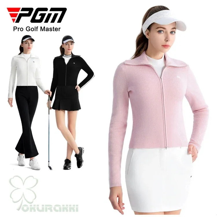 ゴルフ GOLF ウールセーター 秋 冬 レディース コート ゴルフウェア ニットセーター 防寒 暖かい プレゼント ギフト2410nvster01