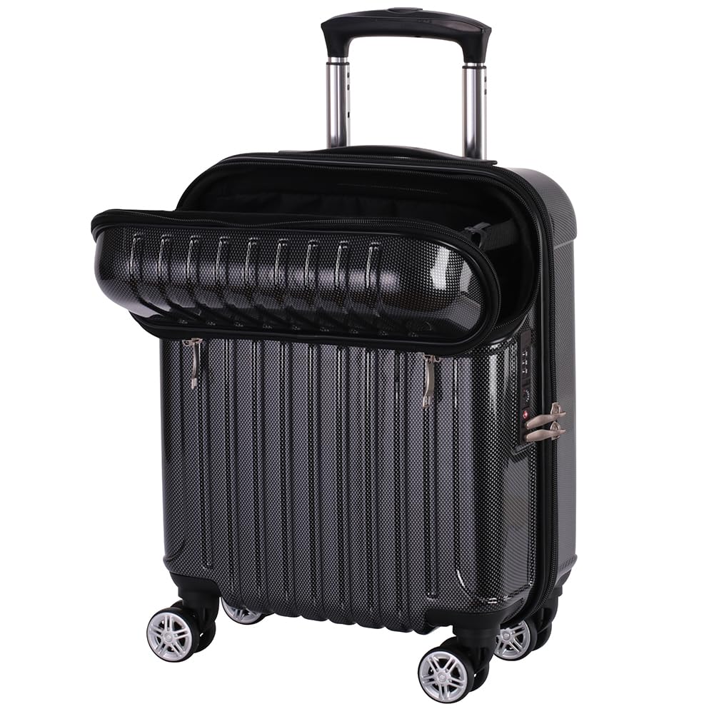 [アクタス] スーツケース ジッパー トップオープン トップス 機内持ち込み可 24L 45 cm 2.6kg