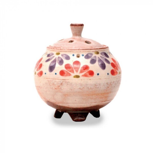 香炉 粉引花三島 京焼・清水焼 79662