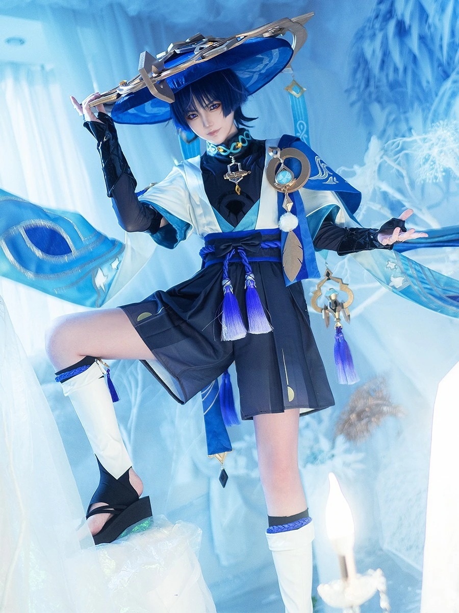 原神 げんしん 散兵 スカラマシュ 流浪者 コスプレ コスチューム 変身 仮装 ステージ服 舞台 ハロウィン クリスマス イベント 大人用 文化祭