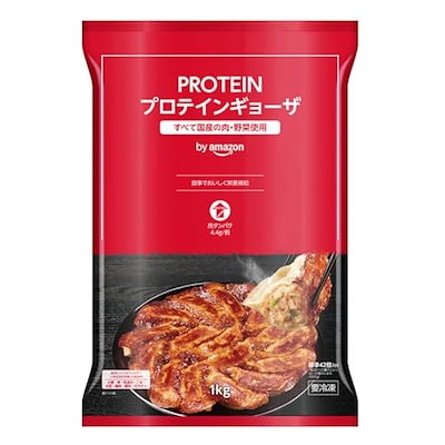 他サイト： [Amazonブランド] SOLIMO(ソリモ) 味の素 PROTEINギョーザ 1kg 袋 冷凍食品 餃子 ぎょうざ 高タンパク プロテイン おかず お取り寄せグルメ 大容量 [冷凍]の商品画像