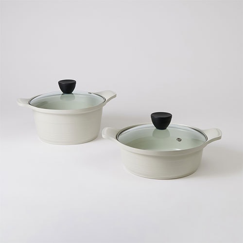 [JAJU] ヤンス チョンゴル ナベセット (ホワイト 16+20cm) 1個 9,397円