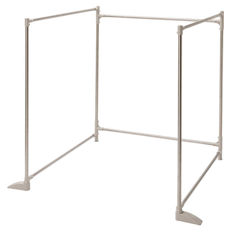 積水樹脂　多機能 布団 物干し 折りたたみ ステンクラー 自在 屋外 屋内 ステン＆グレー　OFD-30S