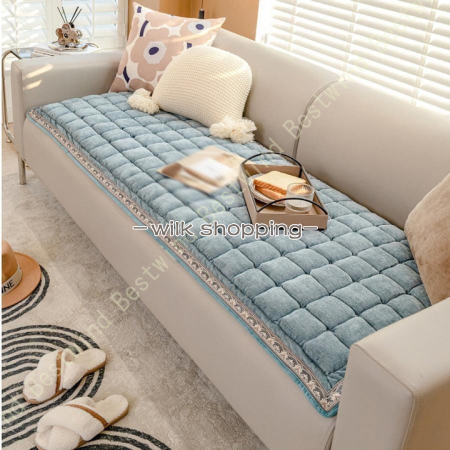 長座布団 マット 可愛い 北欧 フトョン おしゃれ ごろ寝 座布団 水洗い 滑り止め付き 2人掛け 大きめ 出窓ョン