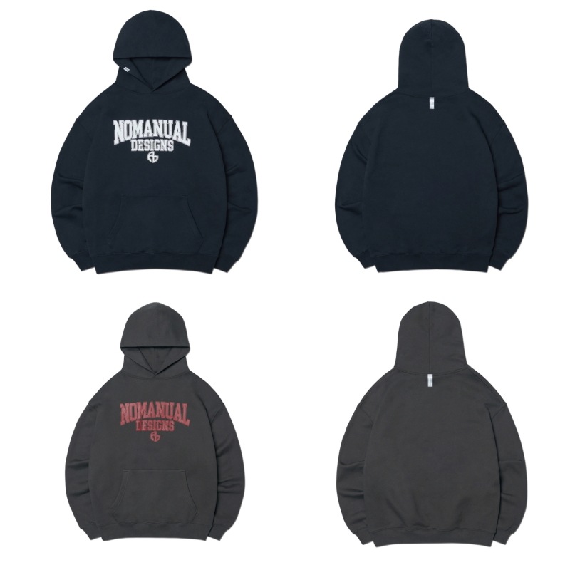 【NOMANUAL】 A.L HOODIE : 2COLORS