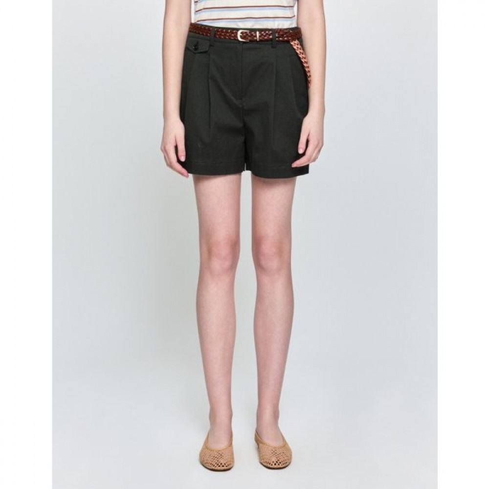 [25SS] [ハジーハリー] チノショーツダークグリーン HSPA5BL72E3