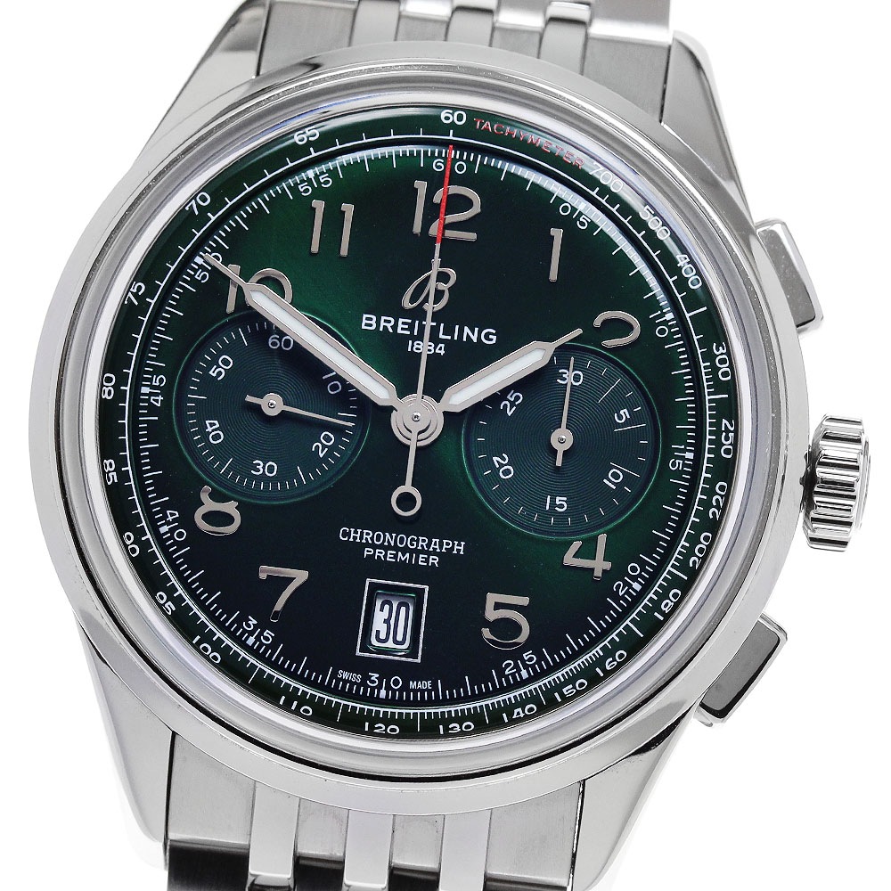 ブライトリング BREITLING AB0145 プレミエ B01 クロノグラフ 42 自動巻き メンズ 美品 保証書付き_837381【中古】