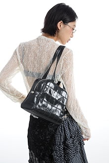 Dirty six モヘアショルダーバック Dirtysix モヘアショルダーバッグ メンズ