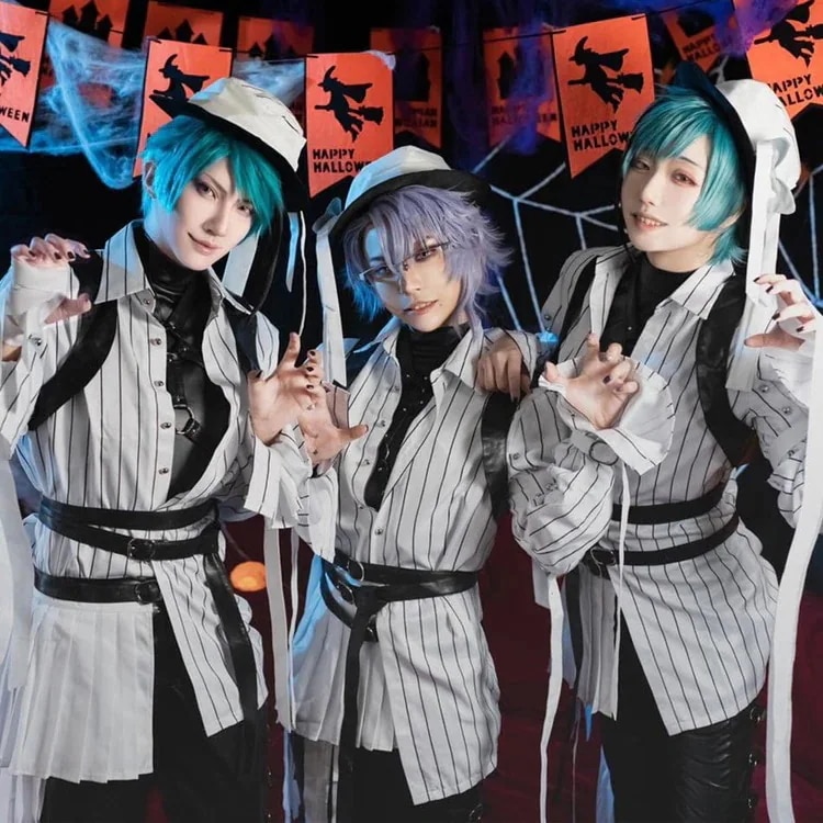 ツイステッドワンダーランド　ツイステ オクタヴィネル寮 Azul Floyd Jade ハロウィーン コスプレ衣装 コスチューム 学園祭 イベント