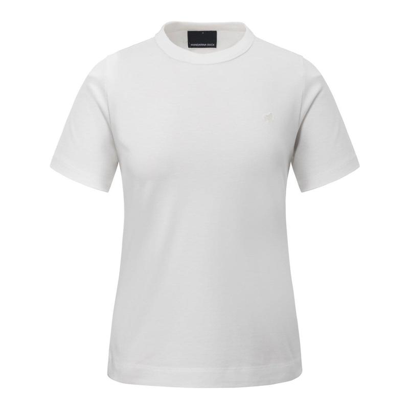 女性シリコン高周波アルファダックベーシックTシャツ BASEE ROUND W B9S09150