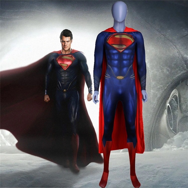 Man of Steel 2 マン of スチール スーパーマン 全身タイツ コスチューム コスプレ衣装