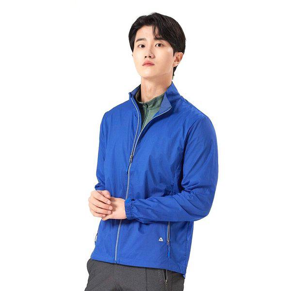 2001JK632M ウィンドブレーカー ロゴ ポケット パンチング ドライ 軽量 メンズ 登山 ジャケット