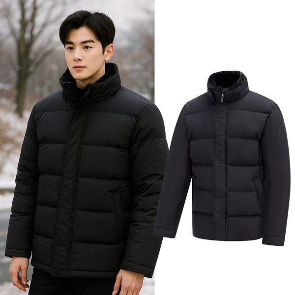 男性用冬グースダウン保温ファー付き登山パッド入りジャケット KSC855SO2M