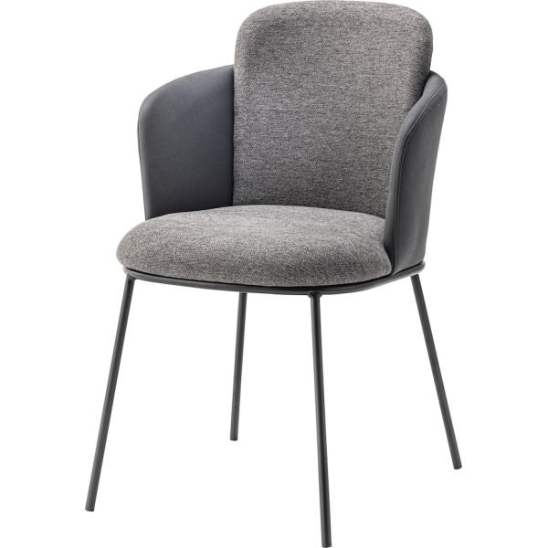 ファブリックにやさしく包まれるシンプルモダンなアームチェア form モダン 北欧 ダイニング キッチン ダイニングキッチン チェア