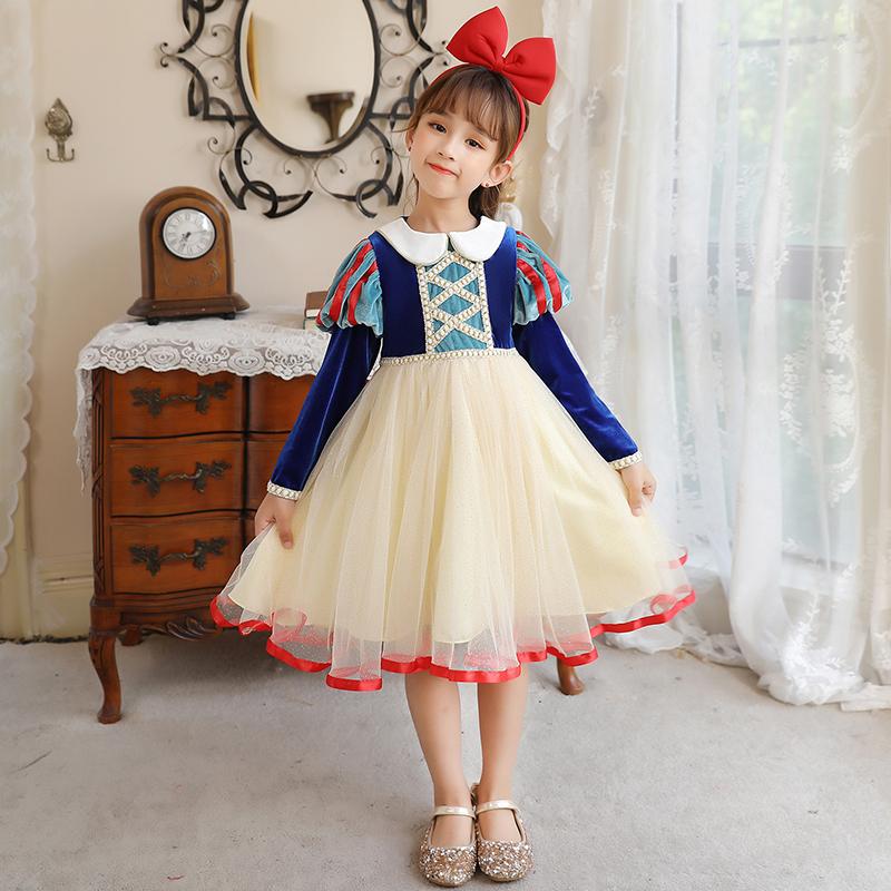 【10点セット】ディズニープリンセス 子供用 ドレス キッズ ワンピース 白雪姫 アナ エルサ アナ雪 コスチューム プリンセスドレス ハロウィン 春秋