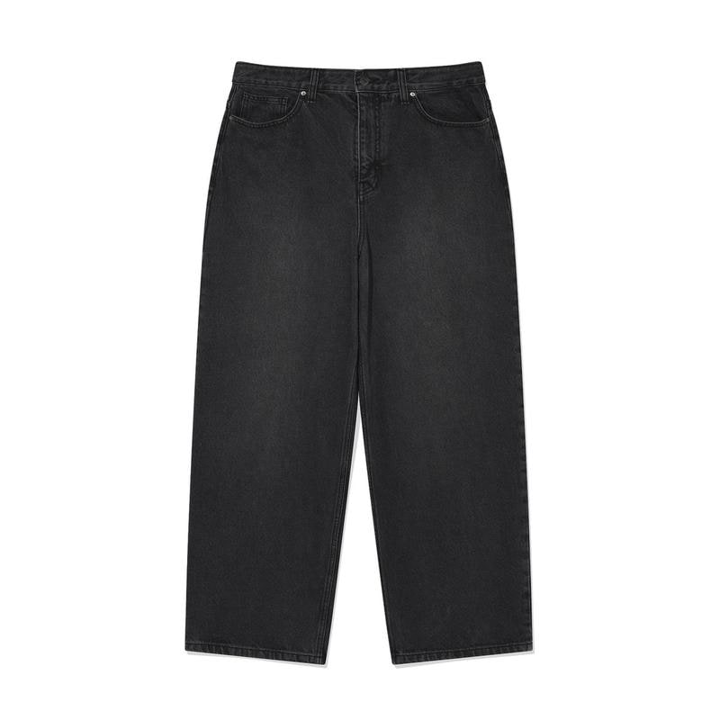 リンサ ワイド デニム パンツ ブラック CO2601PT44BK