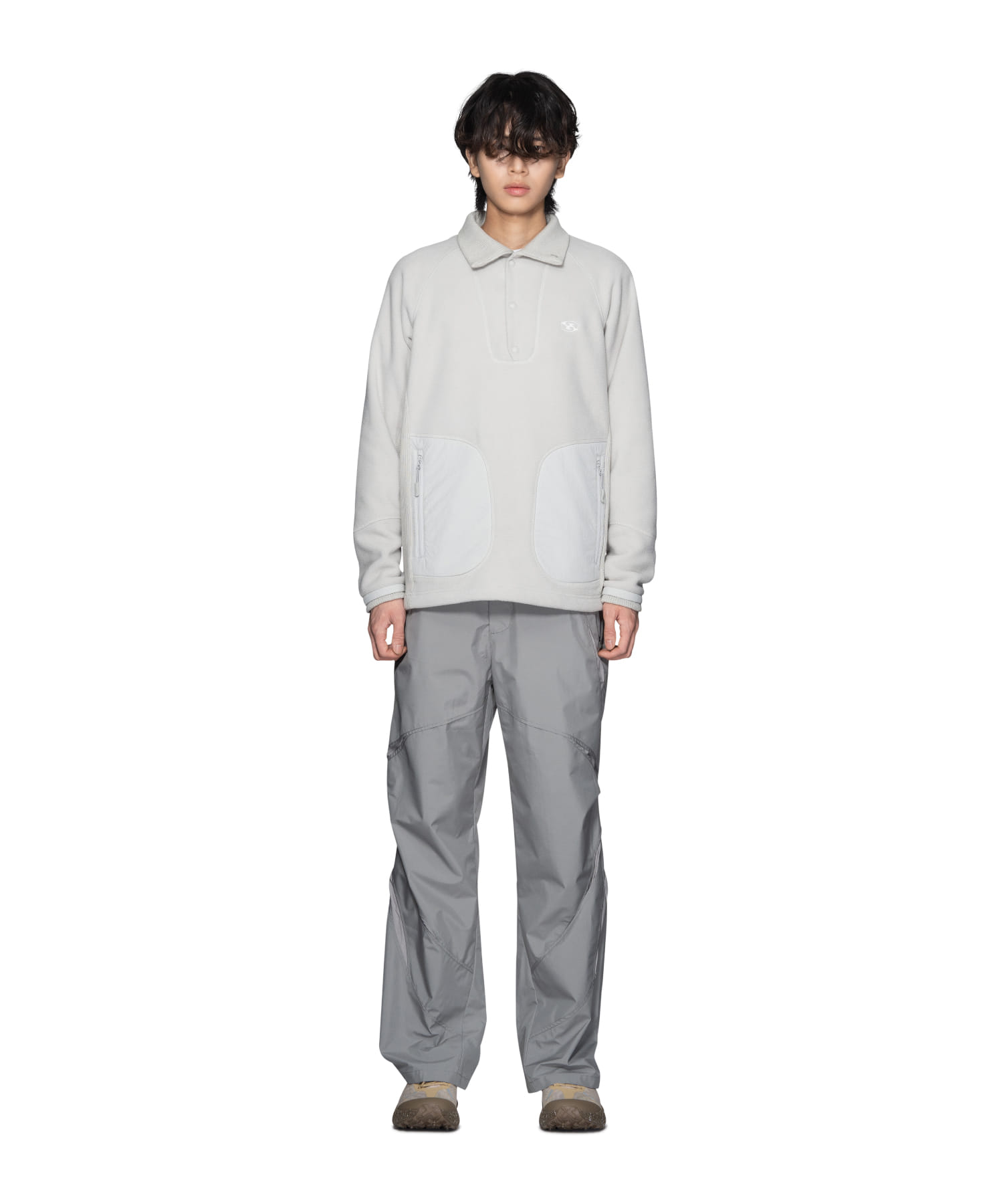 【SANSANGEAR】 23FW C-C PANTS : BEIGE GREEN