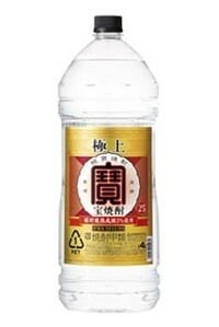 【送料無料】宝酒造 宝焼酎 極上宝 25度 4000ml 4L4本【北海道沖縄県東北四国九州地方は必ず送料が掛かります】