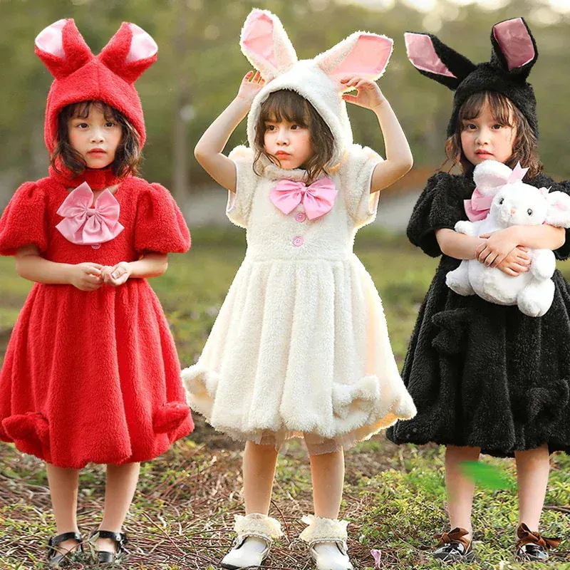 ハロウィン 仮装 子供 女の子 ハロウィーン衣装 バニーガール ウサギ 着ぐるみ ハロウィン コスチューム 仮装 コスプレ 衣装 パーティー イベント パーティードレス うさみみ うさ耳 アニマル 子