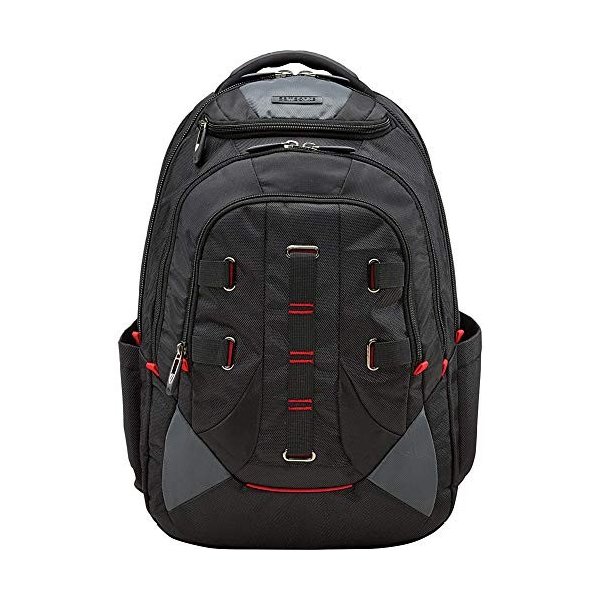 Samsonite Crosscut Laptop Backpack (Black/Red) 並行輸入品