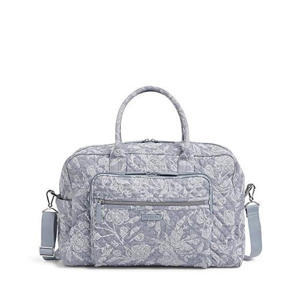 Vera Bradley Signature Cotton Weekender Travel Bag， Park Lace 並行輸入品