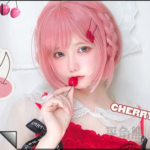 ピンク ウィッグ フルウィッグ ロリータ lolita 原宿風 前髪ボブ ショート 自然 かつら イメチェン ぱっつん前髪 普段使い wig コスプレ 小顔効果抜群 可愛い ショートボブ レディースフ