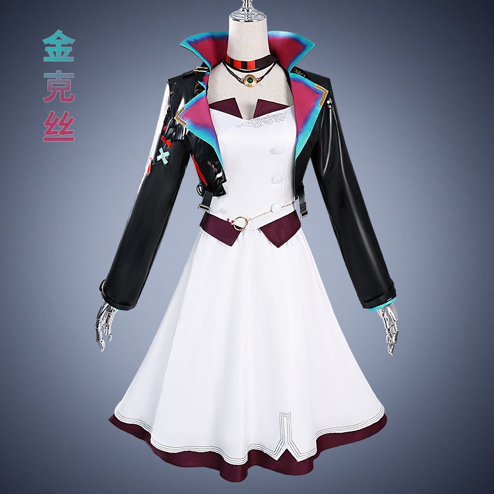 2つの都市cosサーバーの戦いjinx Cosサーバー2dアニメーションサーバー女性のダンスドレス