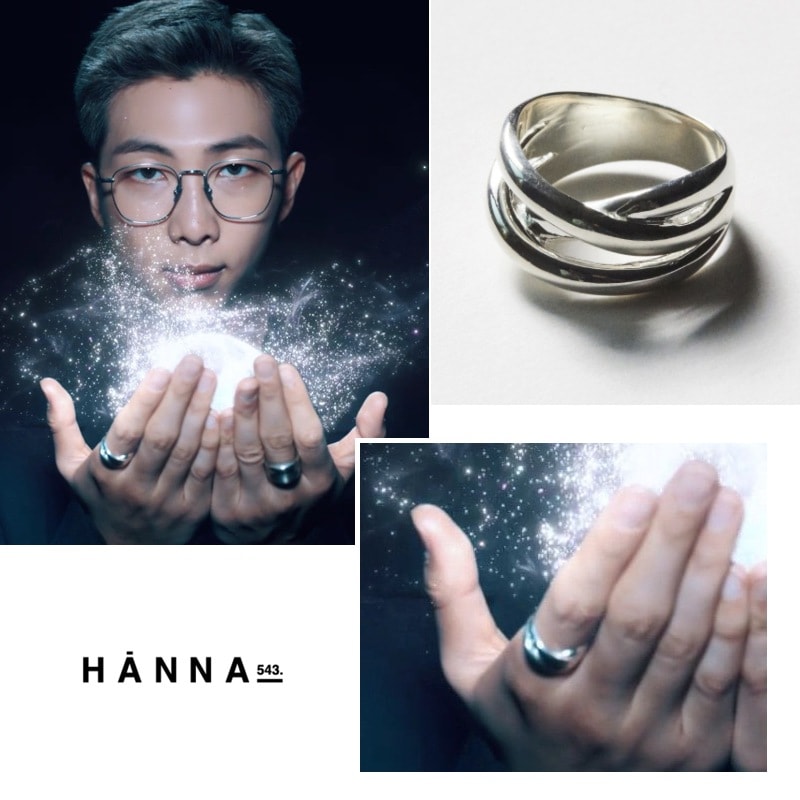 bts RM着用 R458S シルバーリング