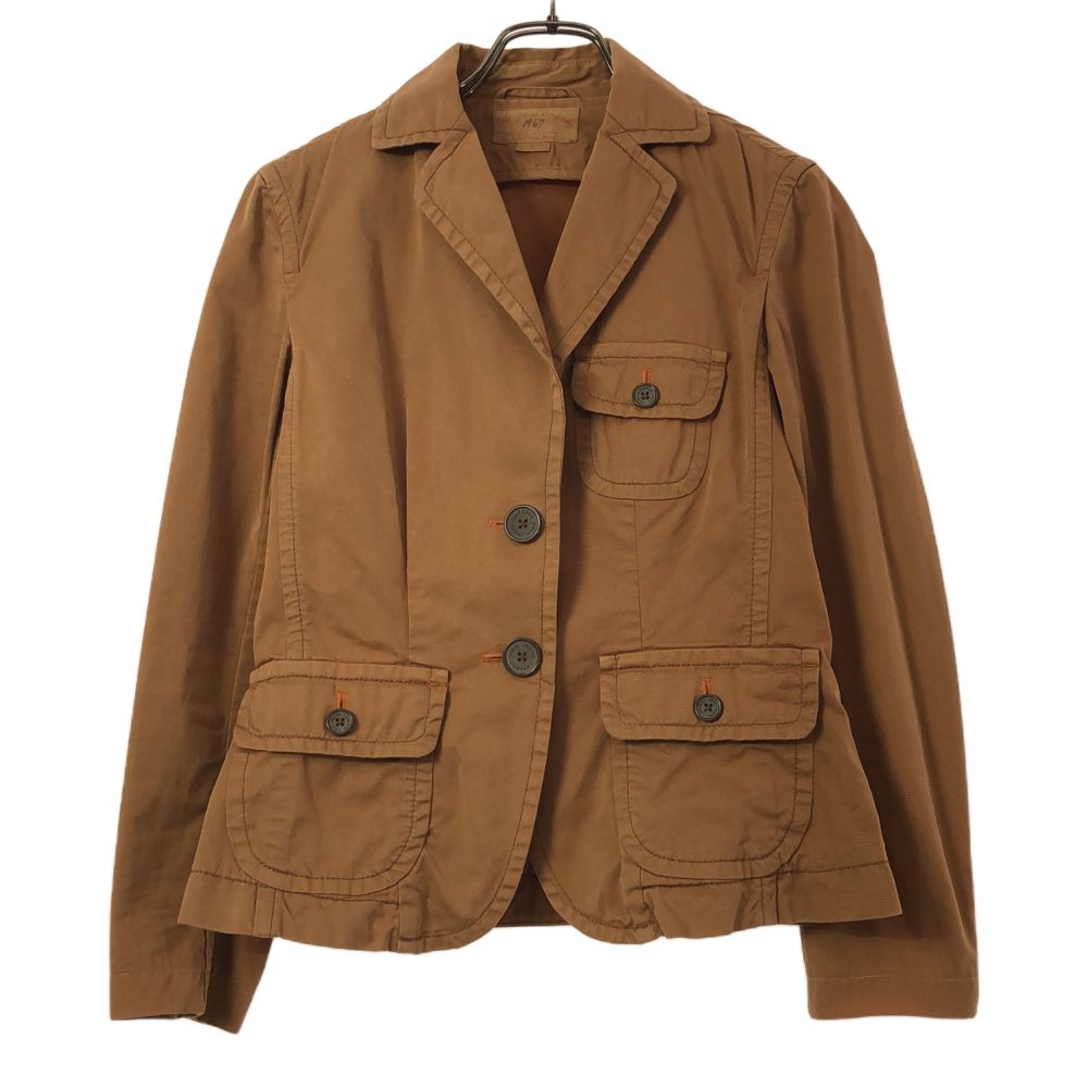 ポロジーンズカンパニー 長袖 テーラードジャケット S ブラウン POLO JEANS COMPANY RALPH LAUREN レディース
