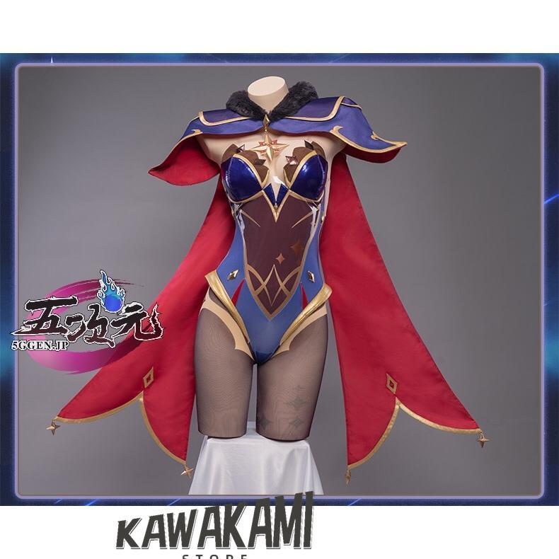 Uwowo　原神　コスプレ　モナ　衣装　ウィッグ　靴　追加可