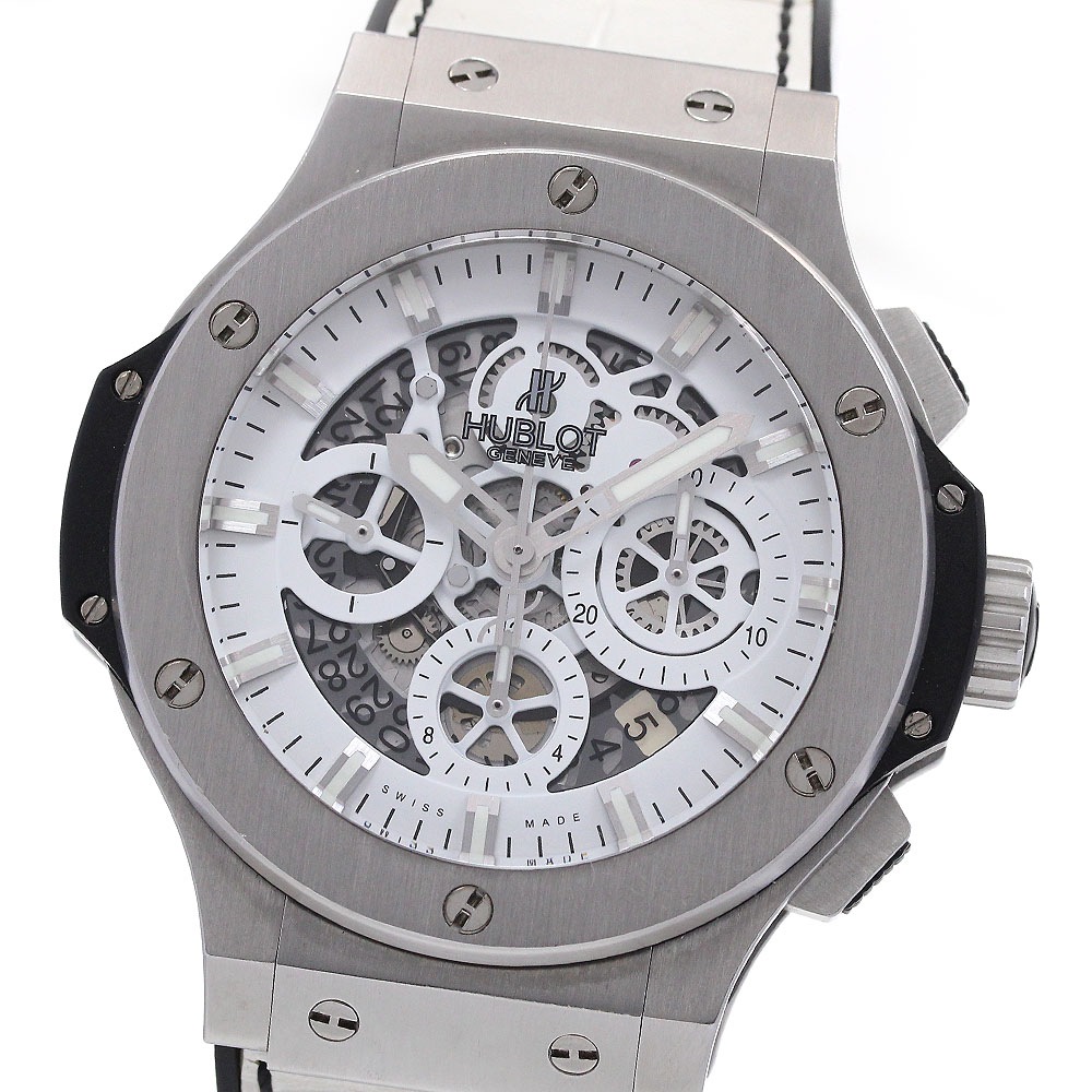 ウブロ HUBLOT 311.SX.2010.GR.GAP10 ビッグバン アエロバン ガルミッシュ 世界限定250本 自動巻き メンズ 保証書付き_860966【中古】 452,280円