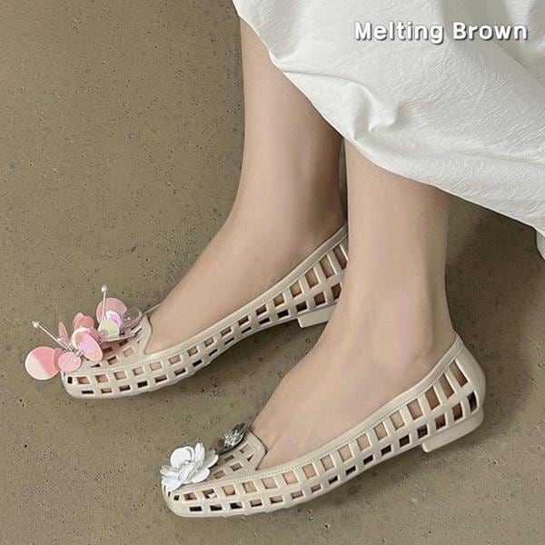 女性用ゼリーサンダル 夏のレインシューズ RM03