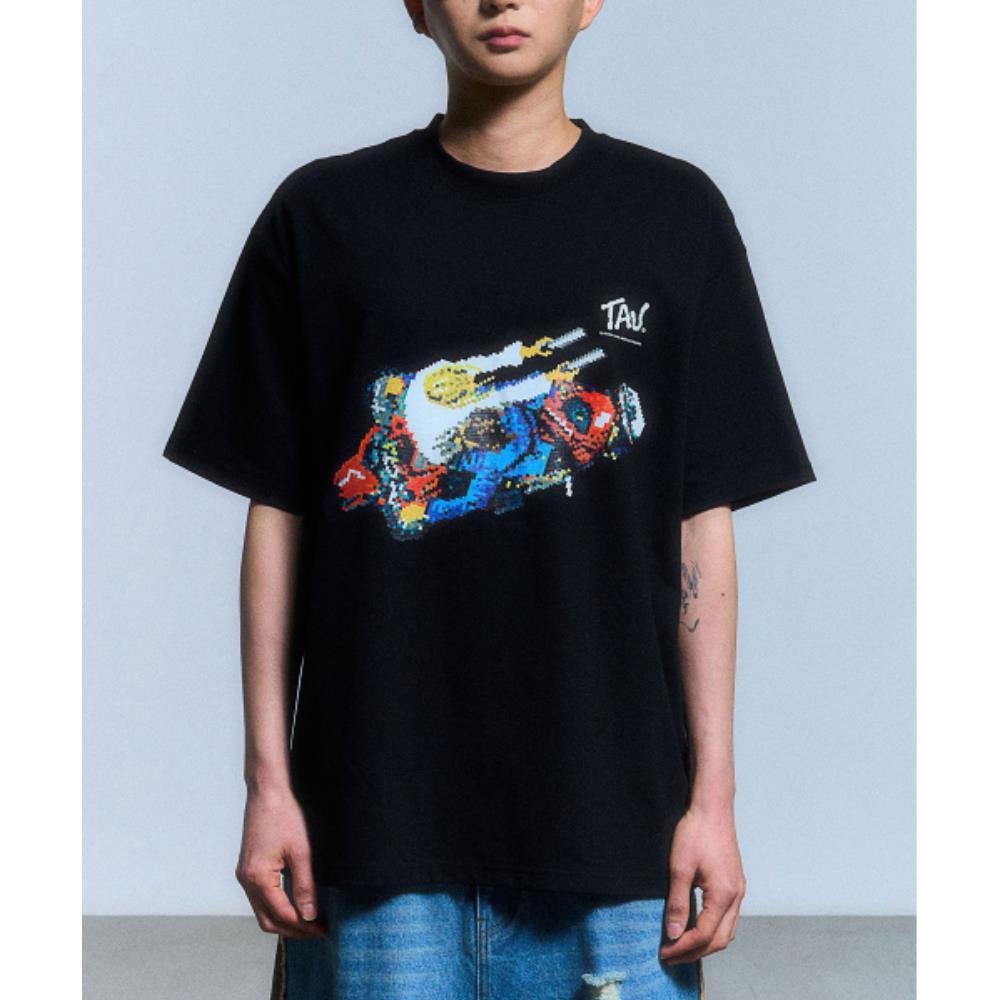 SCHISM INDUCING TAU DUAL PISTOLS T SHIRTBLACK TA1TS05BK