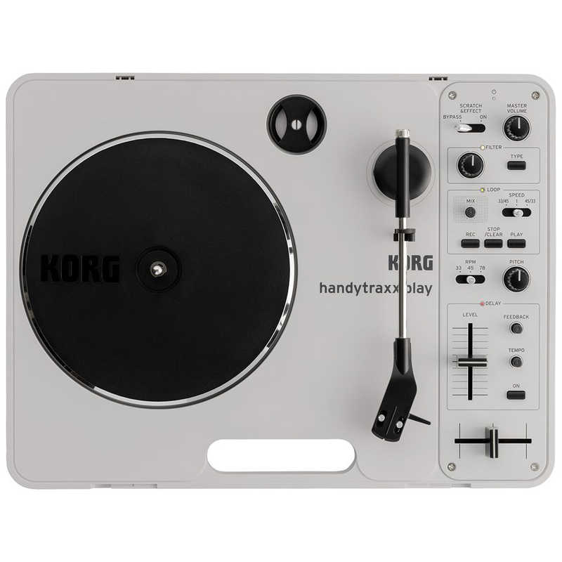 コルグ　KORG　ポータブル・レコードプレーヤー　handytraxx play